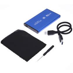 Faween 25215 2.5 Sata HDD Kutusu Mavi USB 3.0