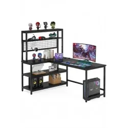 faween 89032 160cm Oyuncu Masası Çalışma Masası Bilgisayar Masası Ders Laptop Siyah