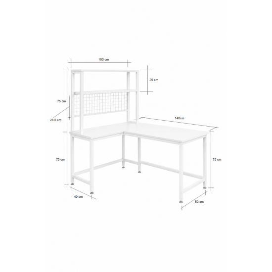 Pro 140 cm Oyuncu Masası, Bilgisayar Masası, Gamer Masası, Gaming Masa, Çalışma Masası, Metal Ayaklı, Atlantik Çam, led'li