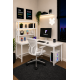 Pro 140 cm Oyuncu Masası, Bilgisayar Masası, Gamer Masası, Gaming Masa, Çalışma Masası, Metal Ayaklı, Beyaz, led'li