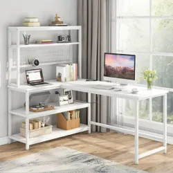 faween 89014 160cm Oyuncu Masası Çalışma Masası Bilgisayar Masası Ders Laptop Beyaz